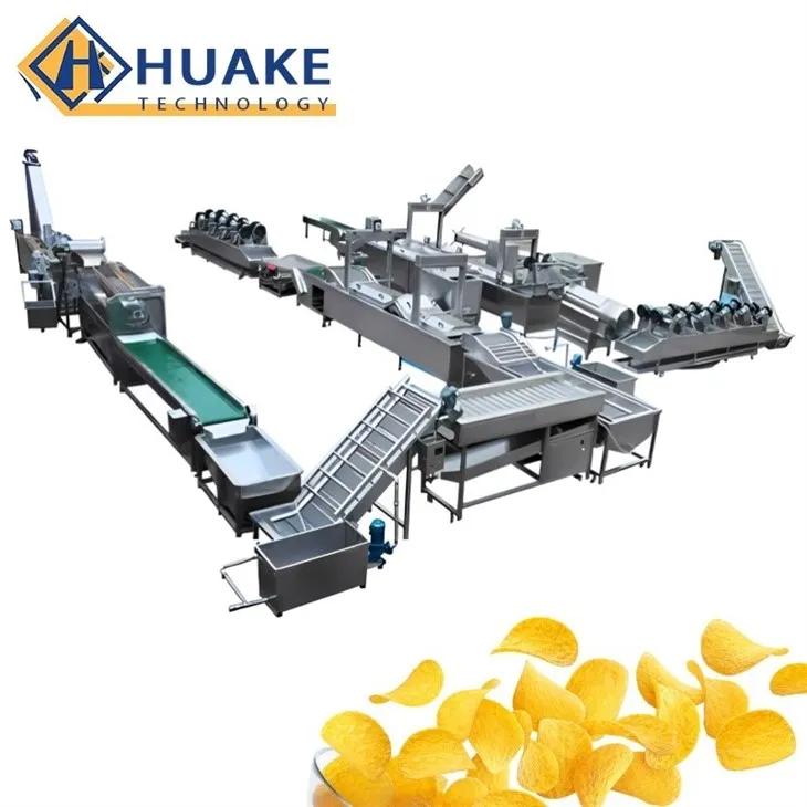 fully automatic potato chips production line factory fully automatic potato chips production line factory